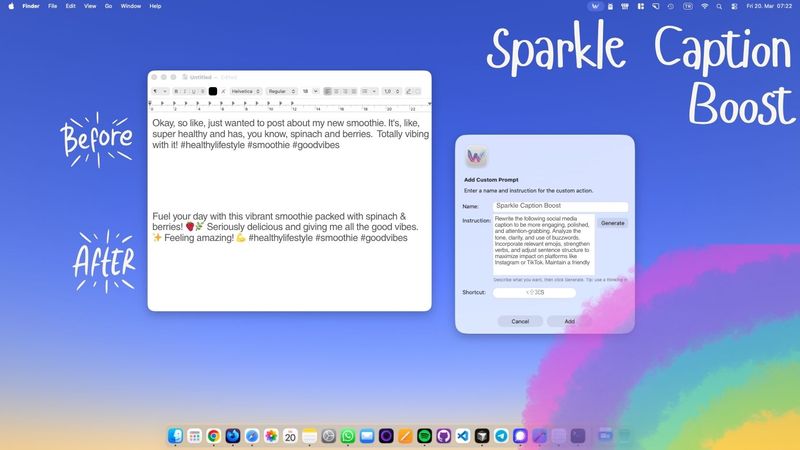 Social Media Caption Generator for Mac — Write Scroll-Stopping Captions Instantly