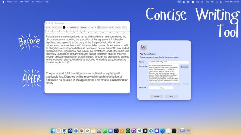 Concise Writing Tool for Mac — Condense Verbose Text Instantly