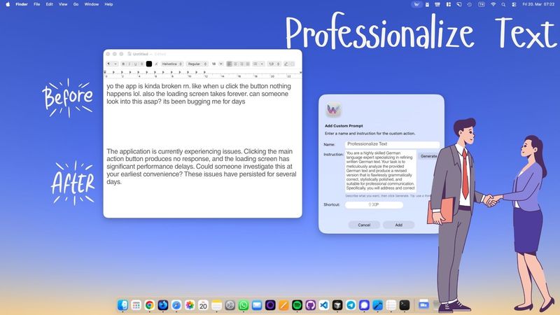 How to Make Text More Professional with AI