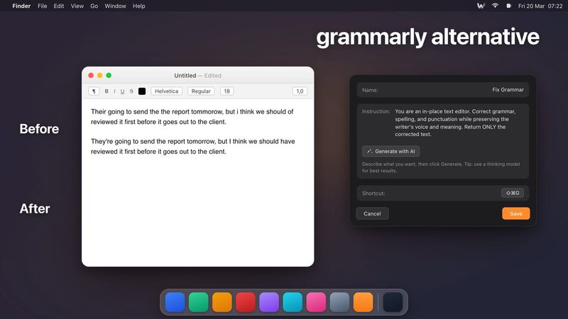 Best Grammarly Alternative for Mac: Fix Writing in Any App