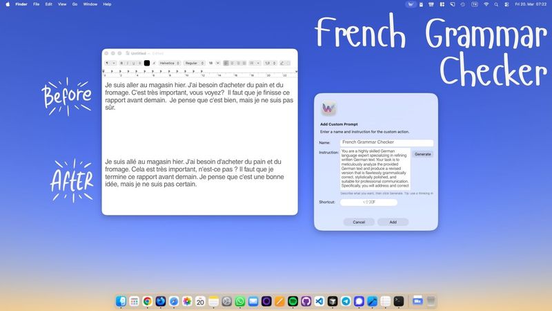 French Grammar Checker for Mac — Fix Errors Instantly