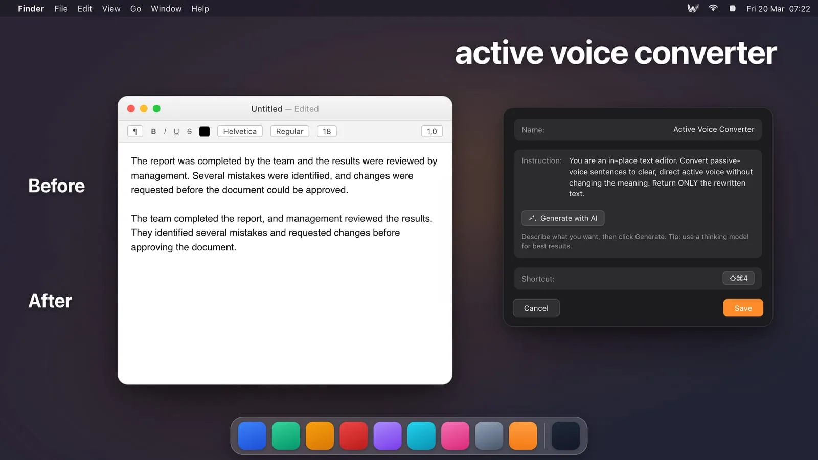 Active Voice Converter: Make Your Writing Direct