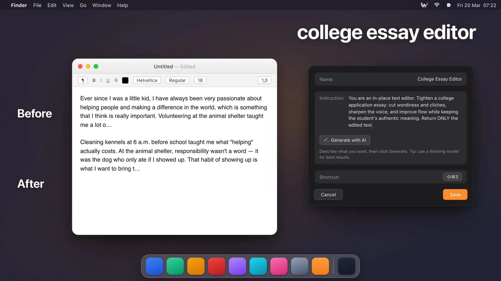 College Essay Editor: Tighten Your Essay Without Losing Your Voice