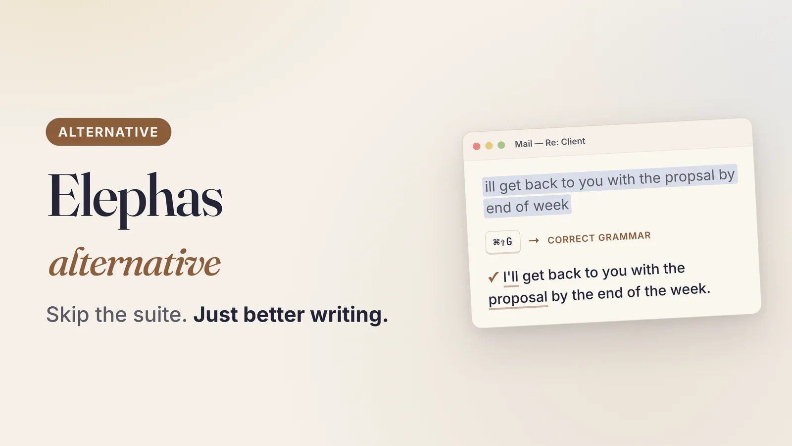 Elephas Alternative for Mac: When a Focused Writing Tool Beats a Full AI Suite