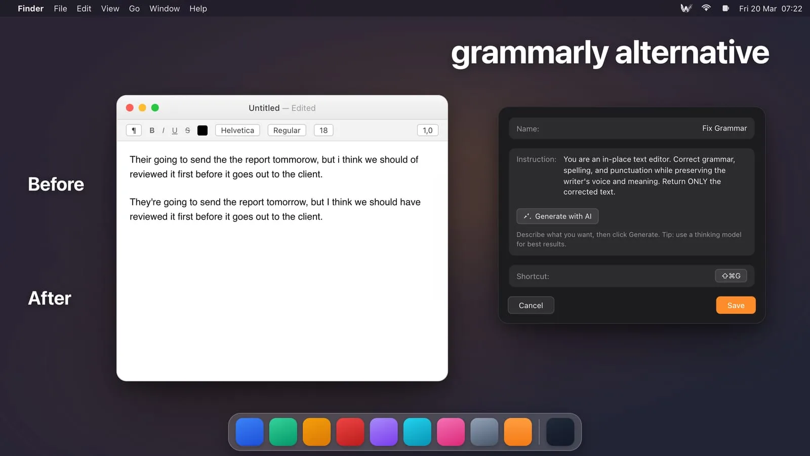 Best Grammarly Alternative for Mac: Fix Writing in Any App