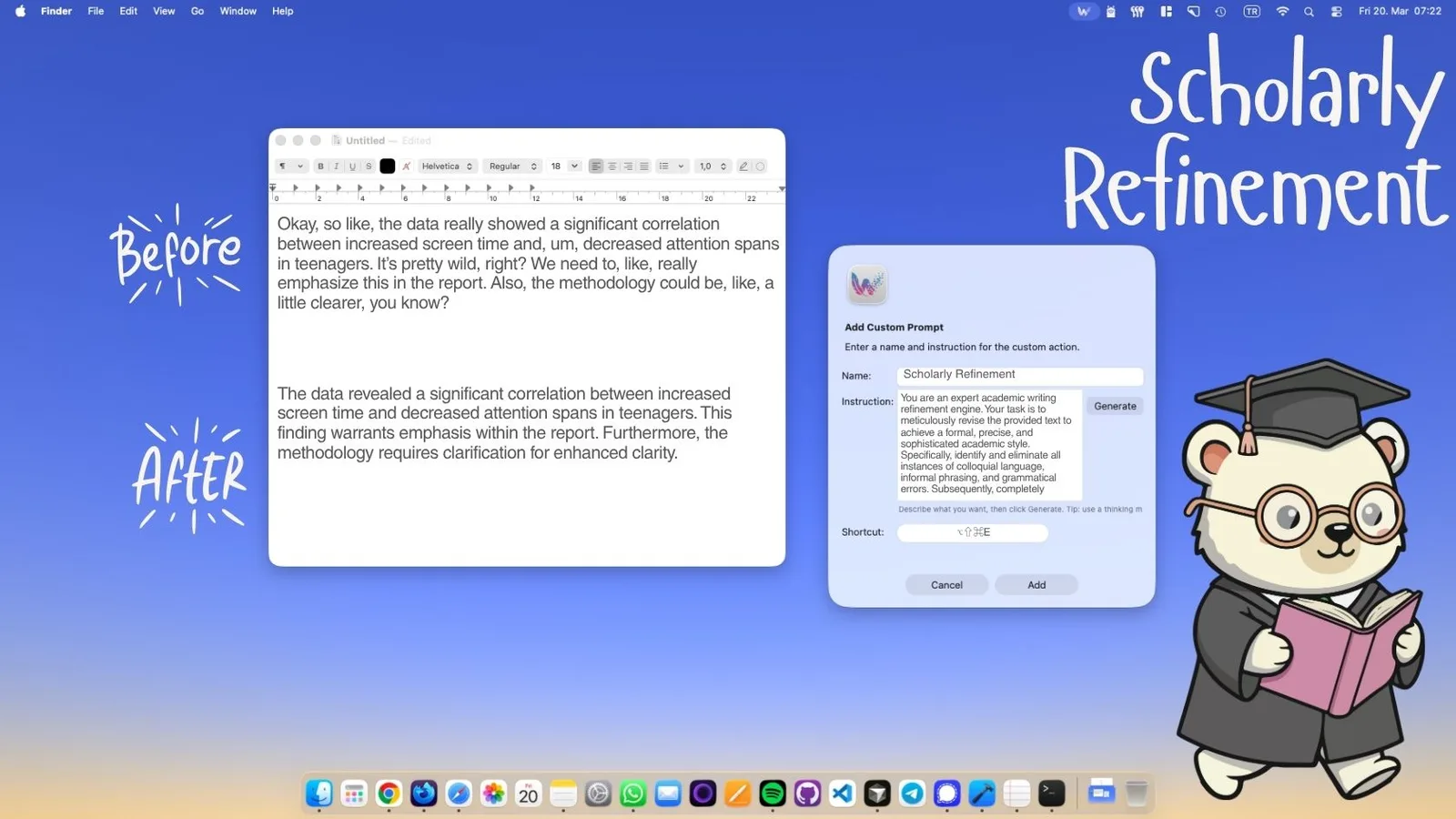Master Academic Writing Style With AI — No More Filler Words